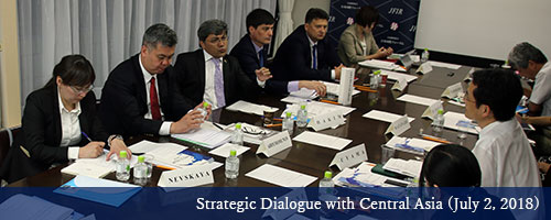 Strategic Dialogue with Central Asia